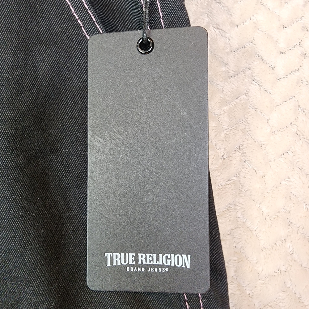 True Religion Military SN Cargo Pants Black and Mauve Men's Size 32 - Picture 9 of 13